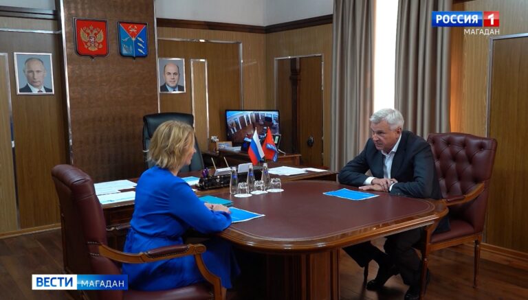 Встреча губернатора и уполномоченный при президенте РФ по правам ребенка