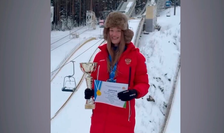 Александра Кустова, спортсменка по прыжкам с трамплина, участница ХХIII зимних Олимпийских игр