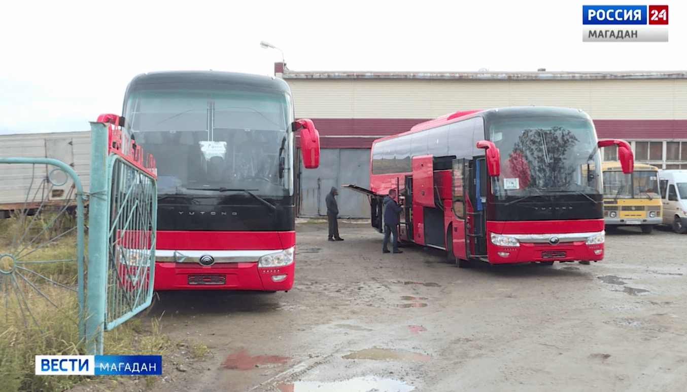 Два автобуса с туалетами будут ходить по маршруту Магадан-Сусуман