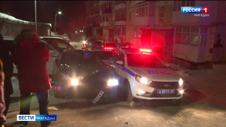 Акция "Нетрезвый водитель" закончилась погоней на улицах Магадана.